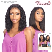 Vanessa 100% Brazilian Human Hair Hand Tied Swissilk Lace Front Wig - THH WETWAVE